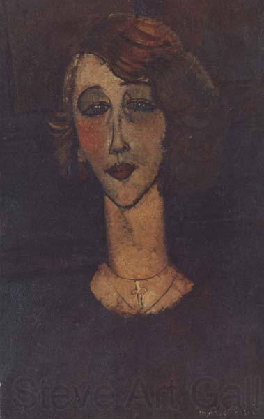 Amedeo Modigliani Renee la blonde (mk38) France oil painting art